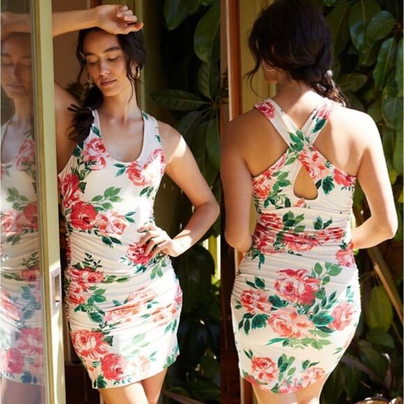 NWT Anthropologie Daily Practice Eureka Floral Dress(size XL) - Picture 2 of 8